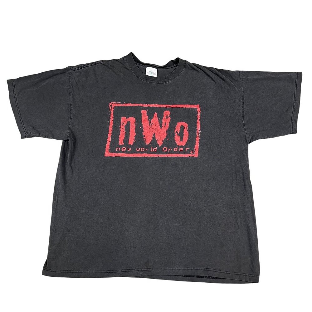 Vintage n.W.o Wolfpac WCW NWO Wrestling 90s Tour Champ T-Shirt Sz XXL